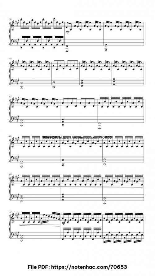 Experience piano sheet music free pdf
