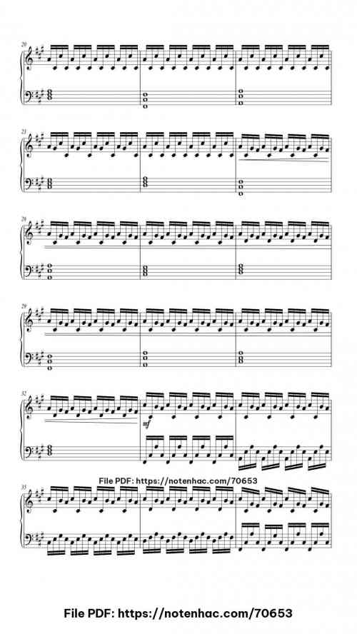 Experience piano sheet music free pdf