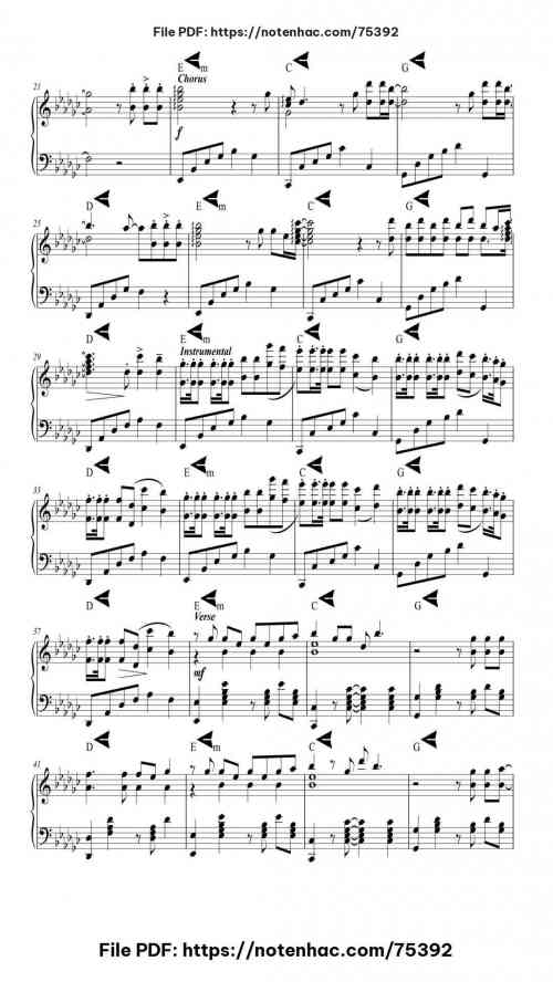 Faded piano sheet music free pdf