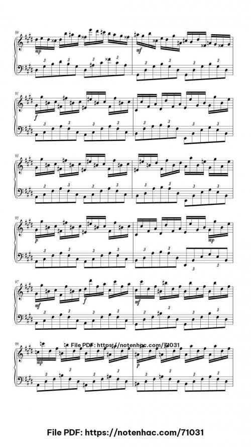 Fantasie-Impromptu in C-sharp Minor, Op. posth. 66 piano sheet music free pdf