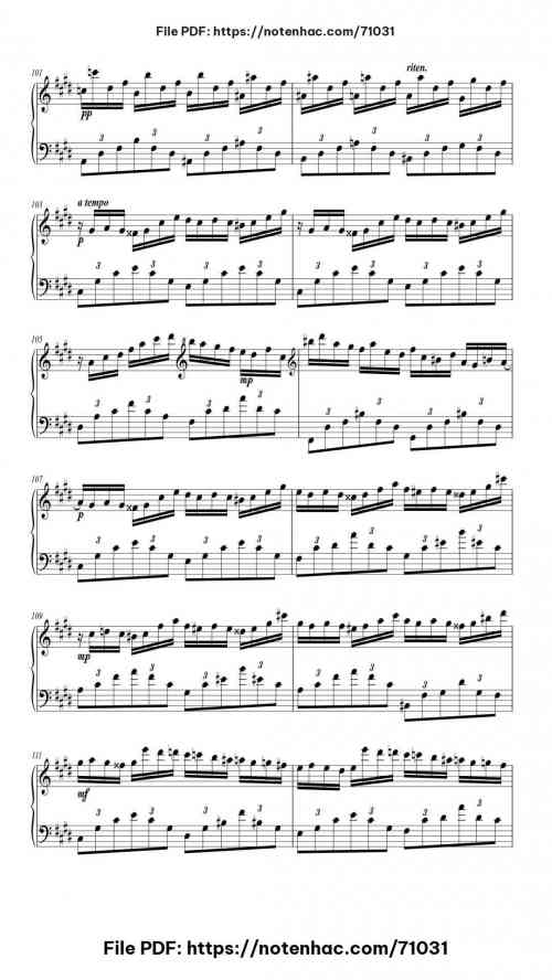 Fantasie-Impromptu in C-sharp Minor, Op. posth. 66 piano sheet music free pdf