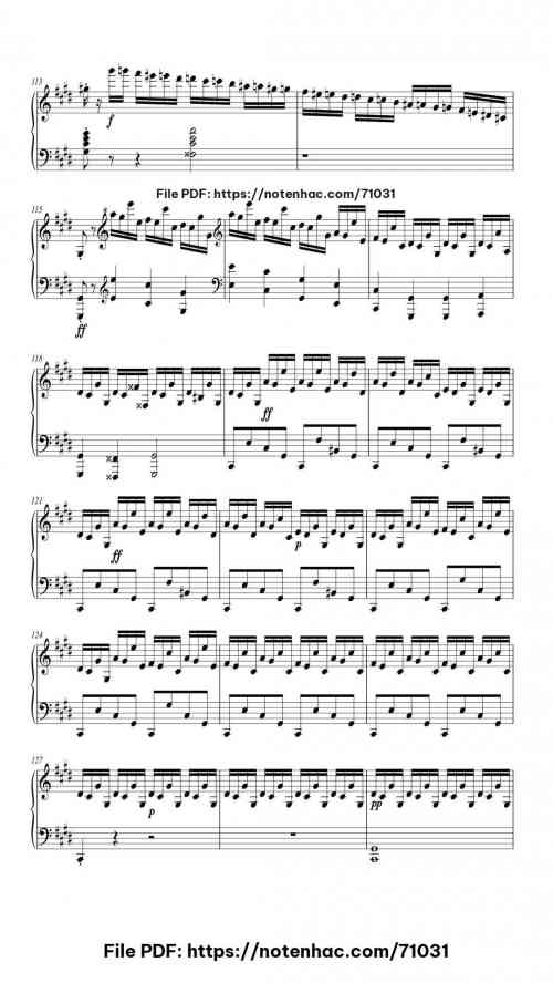 Fantasie-Impromptu in C-sharp Minor, Op. posth. 66 piano sheet music free pdf