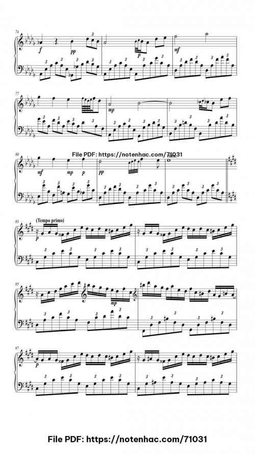 Fantasie-Impromptu in C-sharp Minor, Op. posth. 66 piano sheet music free pdf