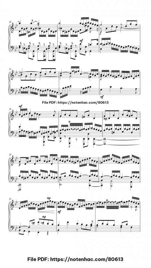 Fugue in G Minor, BWV 578 (Piano solo) by Johann Sebastian Bach Level Mid-Advanced 7 Fugue in G Minor, BWV 578 (Piano solo) piano sheet music free pdf
