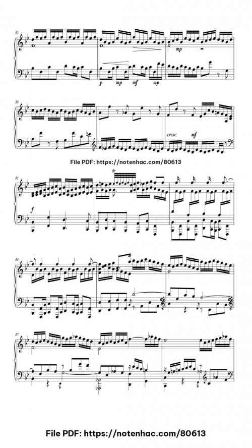 Fugue in G Minor, BWV 578 (Piano solo) by Johann Sebastian Bach Level Mid-Advanced 8 Fugue in G Minor, BWV 578 (Piano solo) piano sheet music free pdf