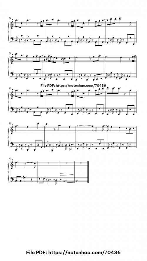 Gardens (TV Size) piano sheet music free pdf