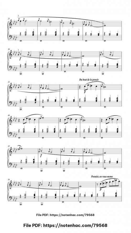 Gnossienne No. 1 piano sheet music free pdf