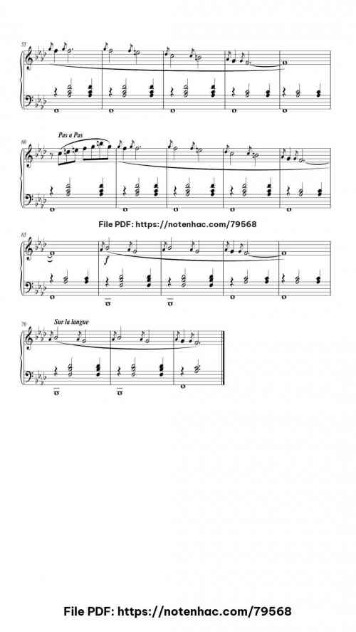 Gnossienne No. 1 piano sheet music free pdf