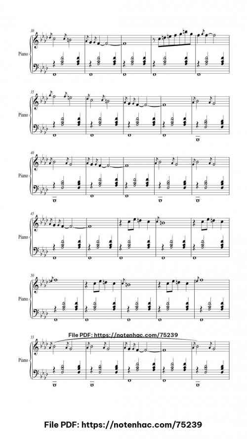 Gnossienne No. 1 piano sheet music free pdf