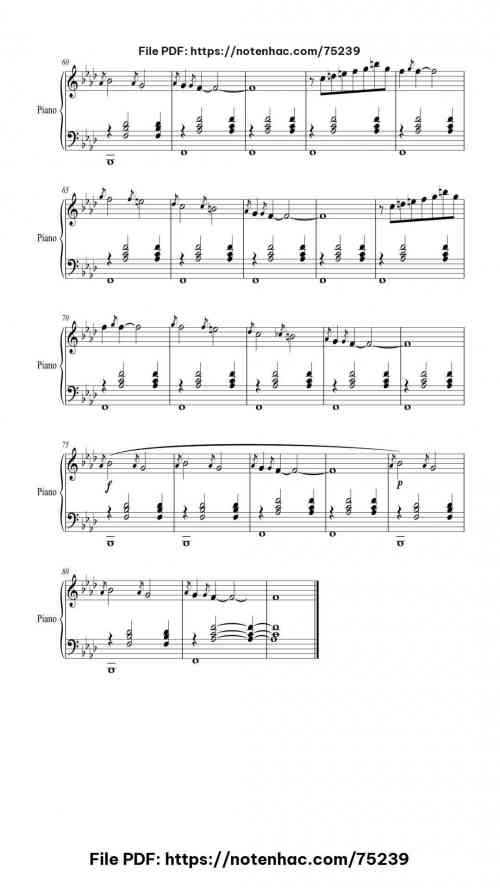 Gnossienne No. 1 piano sheet music free pdf