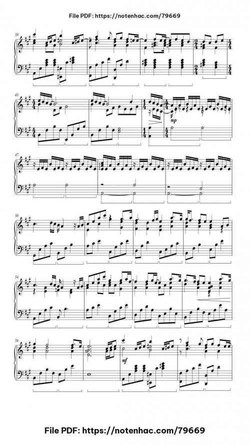 Happy New Year by ABBA Level Intermediate 7 Happy New Year piano sheet music free pdf