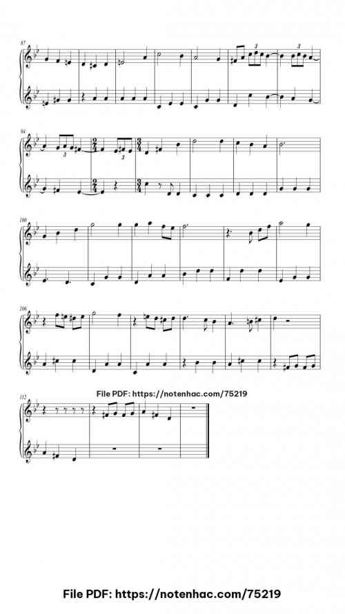 Howl's Moving Castle Theme piano sheet music free pdf