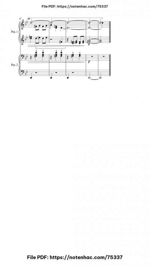 Howl's Moving Castle Theme for Two Pianos by Joe Hisaishi Level Advanced 12 Howl's Moving Castle Theme for Two Pianos piano sheet music free pdf