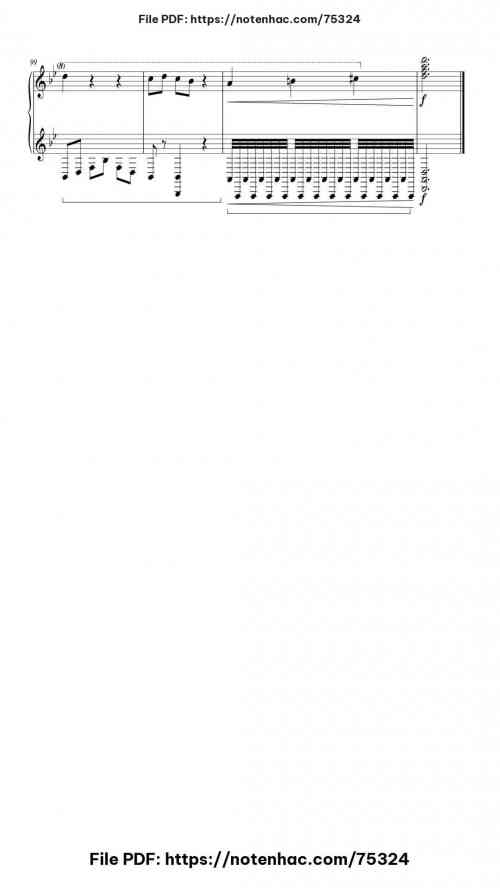 Howl's Moving Castle Theme piano sheet music free pdf