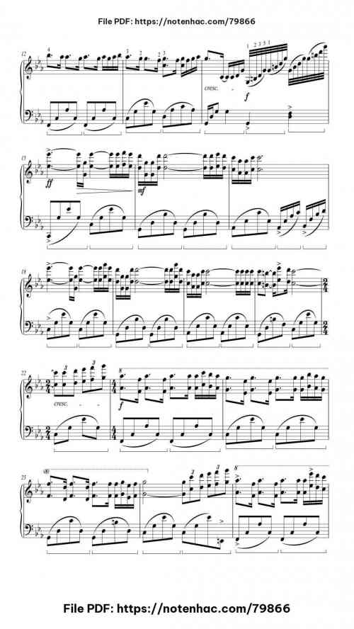 HUNGARIAN SONATA by Richard Clayderman Level Intermediate 6 HUNGARIAN SONATA piano sheet music free pdf