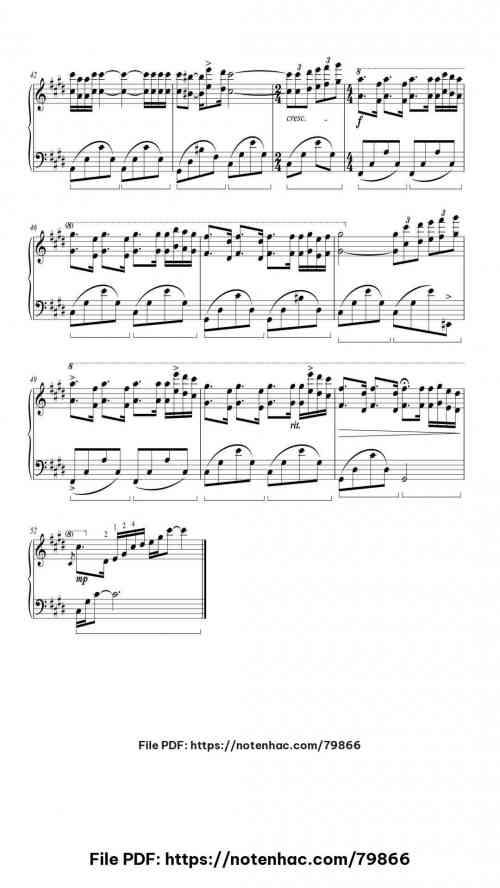 HUNGARIAN SONATA by Richard Clayderman Level Intermediate 8 HUNGARIAN SONATA piano sheet music free pdf