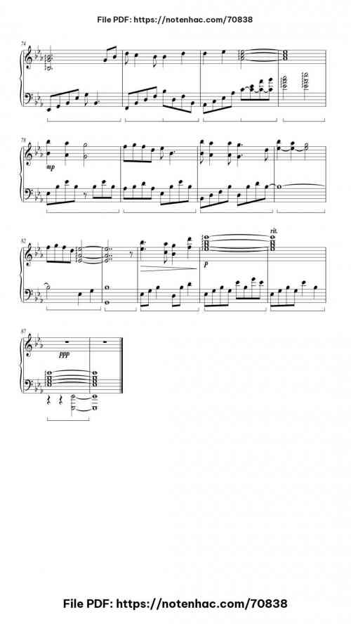 I See the Light piano sheet music free pdf