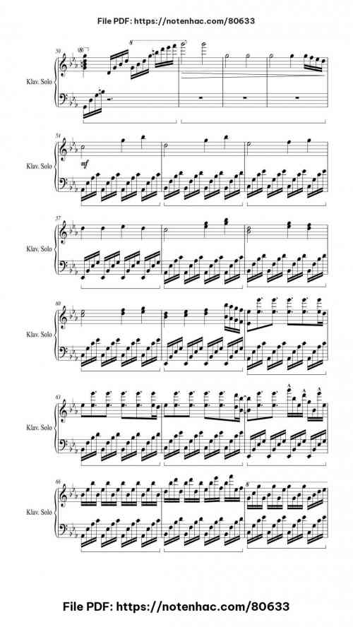 Icarus piano sheet music free pdf
