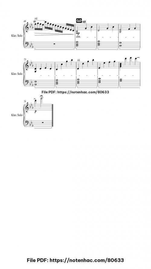 Icarus piano sheet music free pdf