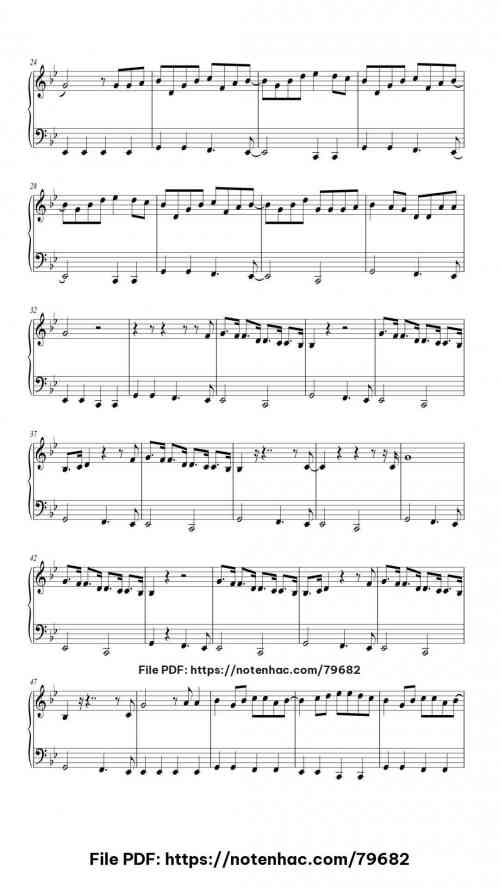 I'm Good (Blue) by David Guetta Level Beginner 6 I'm Good (Blue) piano sheet music free pdf