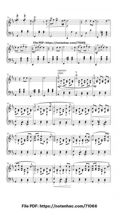 Je te laisserai des mots piano sheet music free pdf
