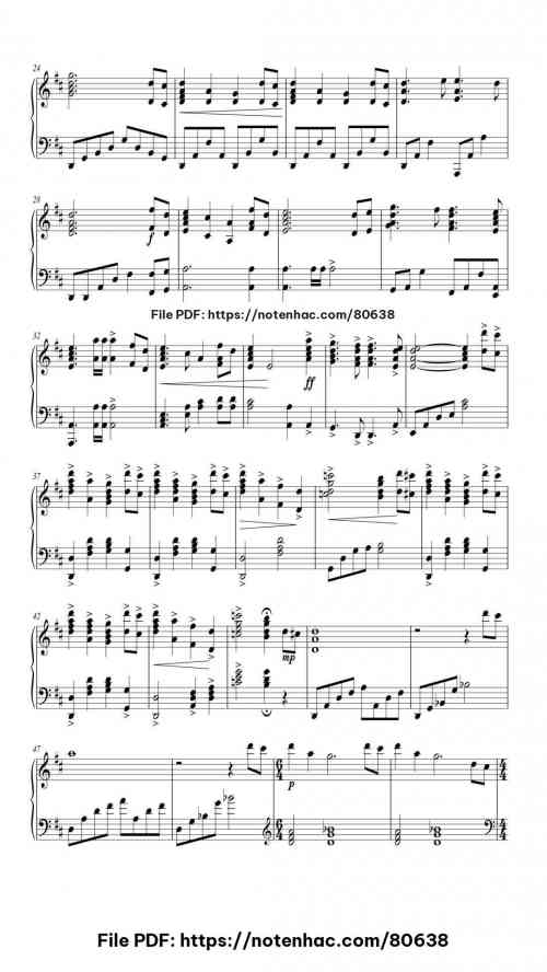 Jurassic Park Theme piano sheet music free pdf