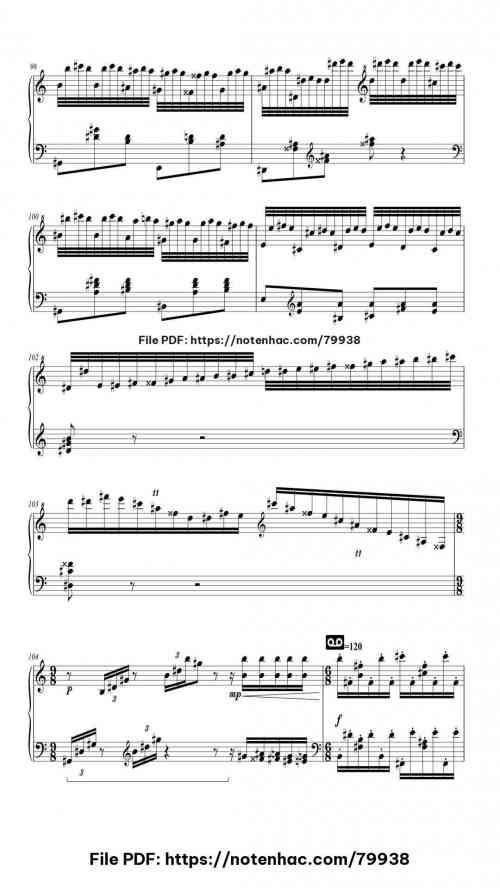 La Campanella in G♯ Minor, S. 141/3 by Franz Liszt Level Advanced 21 La Campanella in G♯ Minor, S. 141/3 piano sheet music free pdf