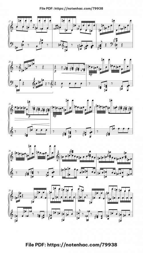 La Campanella in G♯ Minor, S. 141/3 by Franz Liszt Level Advanced 14 La Campanella in G♯ Minor, S. 141/3 piano sheet music free pdf