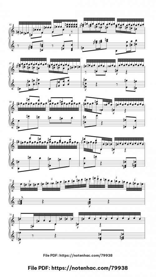 La Campanella in G♯ Minor, S. 141/3 by Franz Liszt Level Advanced 17 La Campanella in G♯ Minor, S. 141/3 piano sheet music free pdf