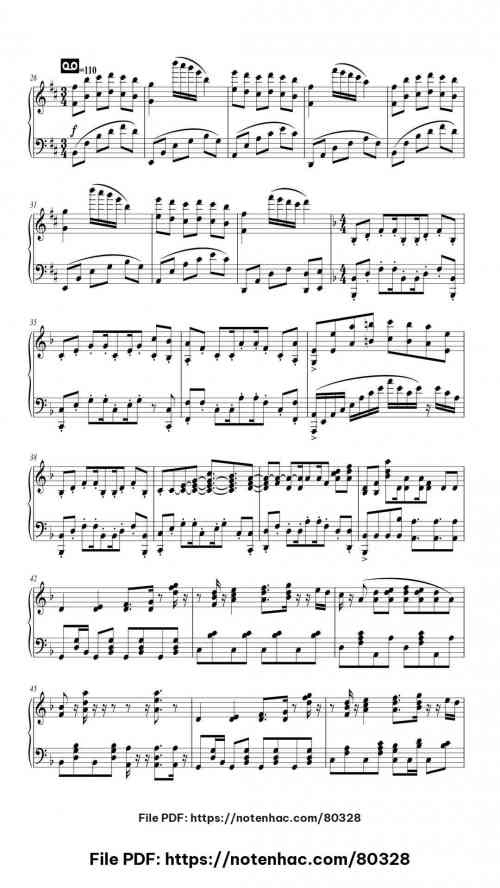 La La Land Epilogue piano sheet music free pdf