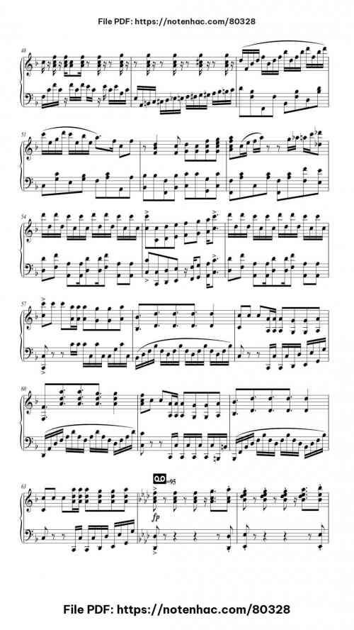 La La Land Epilogue piano sheet music free pdf