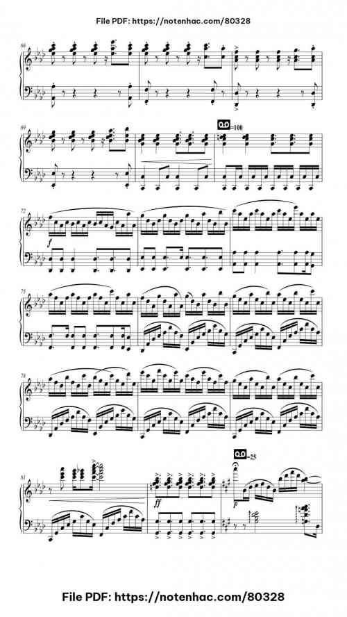 La La Land Epilogue piano sheet music free pdf