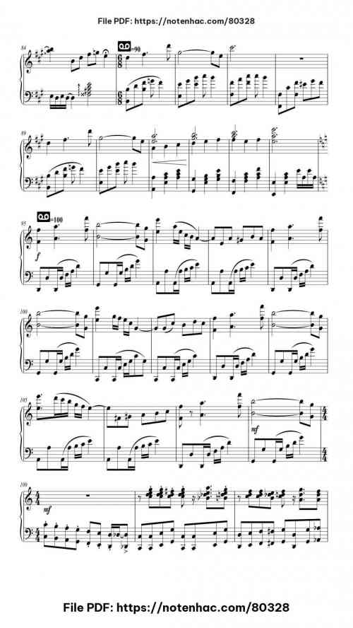 La La Land Epilogue piano sheet music free pdf