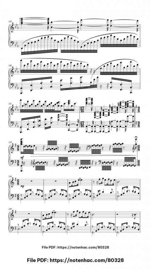 La La Land Epilogue piano sheet music free pdf