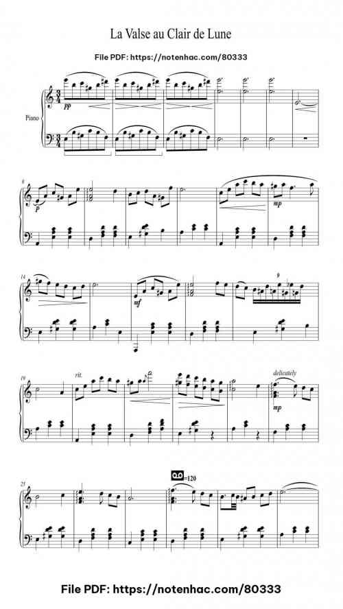 la valse au clair de lune 1