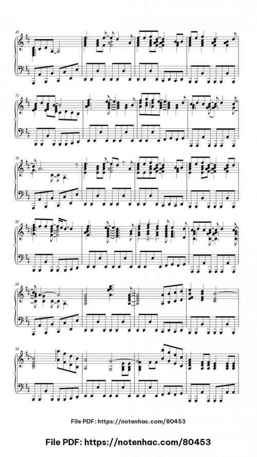 Last Christmas piano sheet music free pdf
