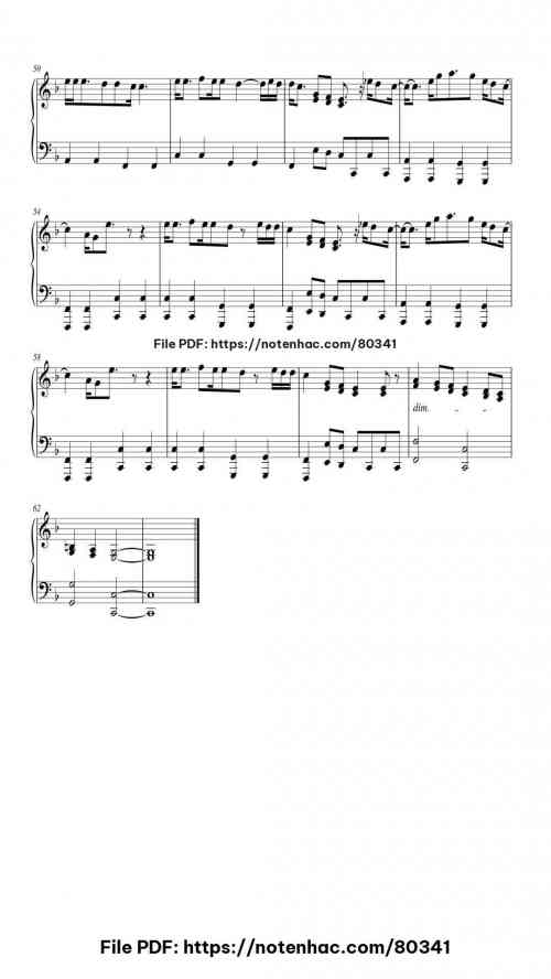 Let It Be piano sheet music free pdf