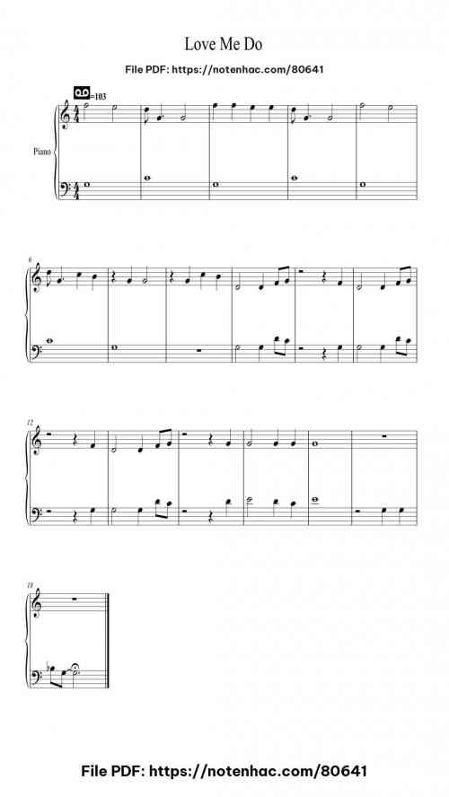 love me do 1
