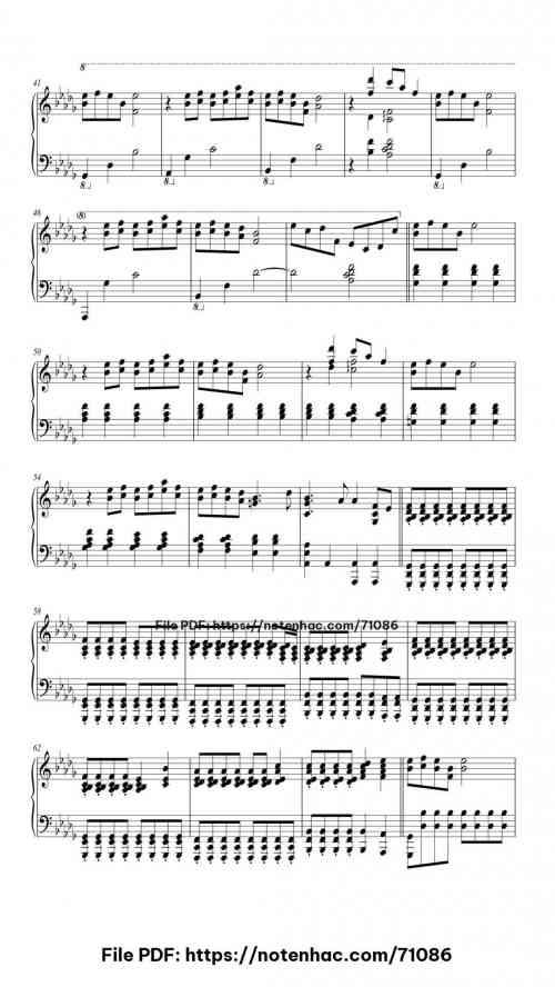 Merry Christmas, Mr. Lawrence piano sheet music free pdf