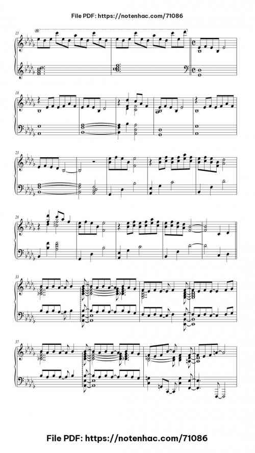Merry Christmas, Mr. Lawrence piano sheet music free pdf
