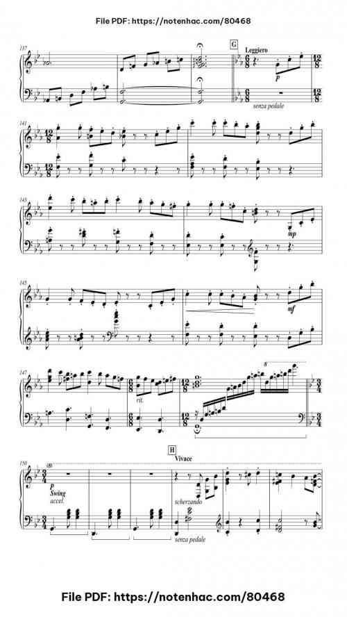 Merry Go Round of Life piano sheet music free pdf
