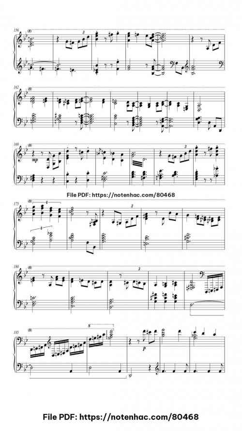 Merry Go Round of Life piano sheet music free pdf