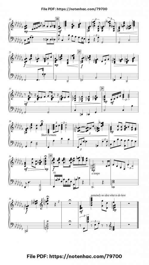 Misty by Ella Fitzgerald Level Mid-Advanced 4 Misty piano sheet music free pdf