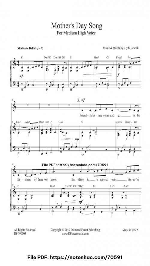 mothers day song