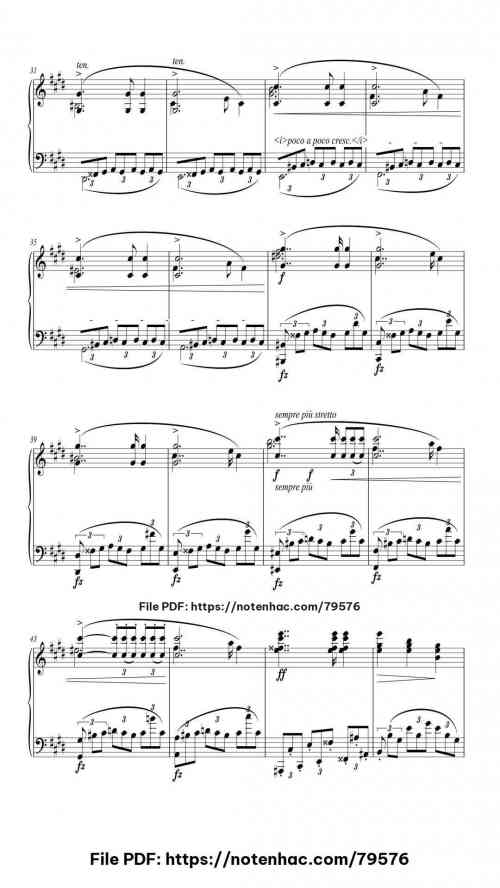 Nocturne in D-flat Major, Op. 27 No. 1 piano sheet music free pdf