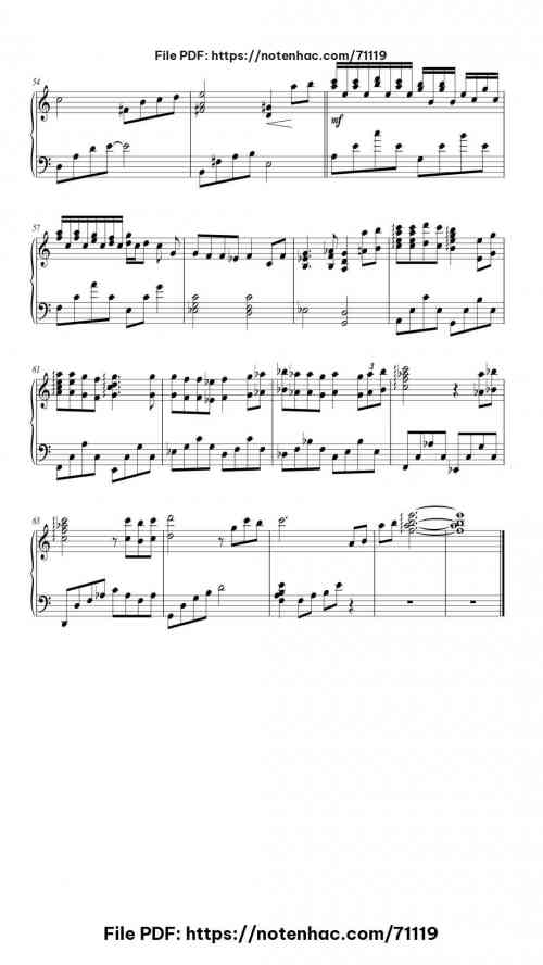 One Summer's Day piano sheet music free pdf