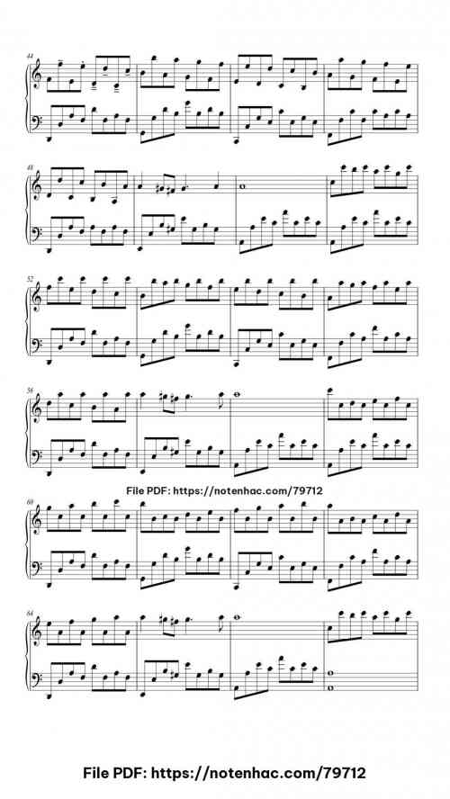 Passacaglia (Handel-Halvorsen) piano sheet music free pdf