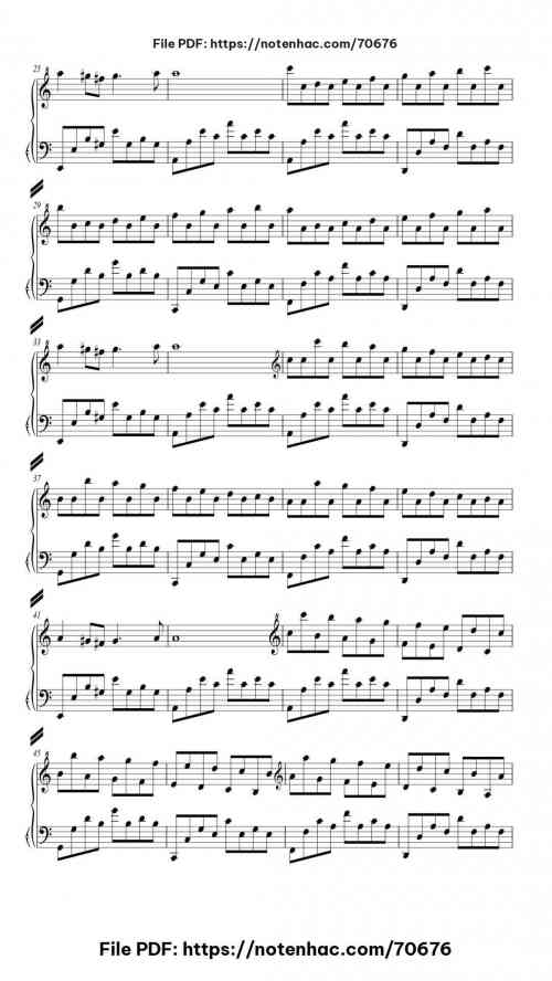 Passacaglia piano sheet music free pdf