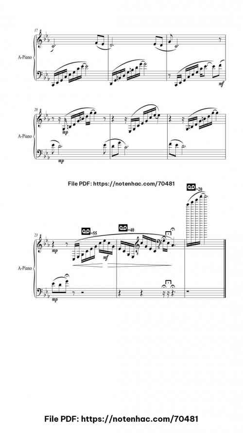 Piano Solo 65 (Romance of Sambousik) piano sheet music free pdf