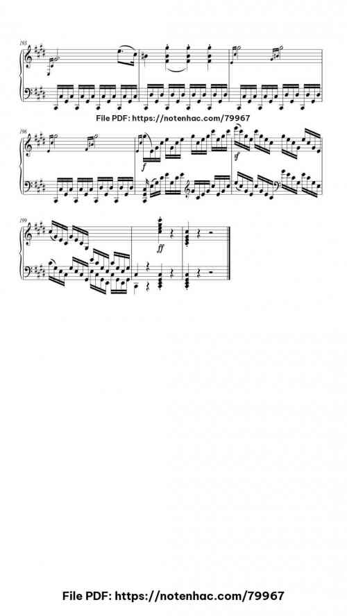 Piano Sonata No. 14 in C-sharp Minor, Op. 27 No. 2 "Moonlight": III. Presto agitato by Ludwig van Beethoven Level Advanced 24 Piano Sonata No. 14 in C-sharp Minor, Op. 27 No. 2 "Moonlight": III. Presto agitato piano sheet music free pdf